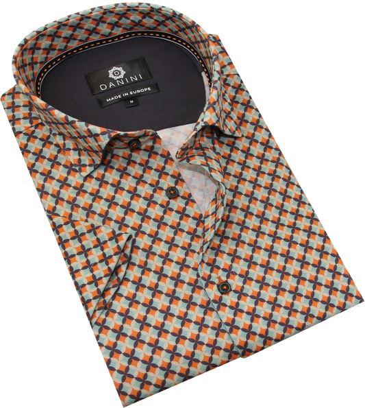 Tessellation Knit Short Sleeve Shirt