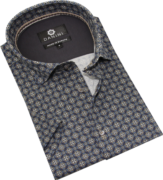 Lunar Crest Knit Short Sleeve Shirt