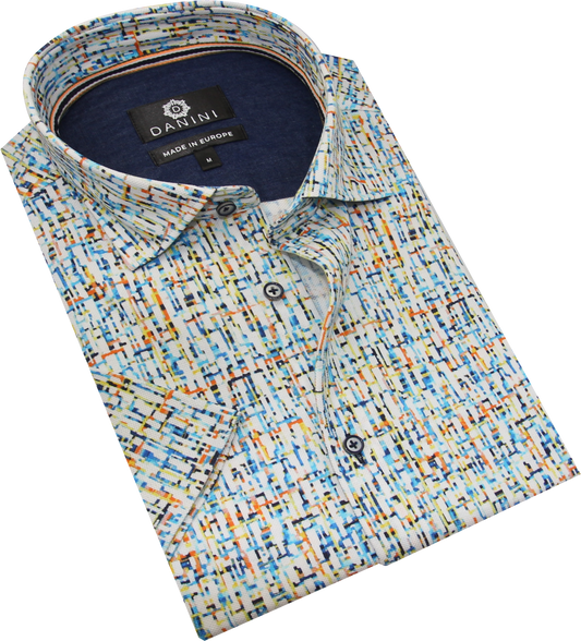 Linescape Knit Short Sleeve Shirt