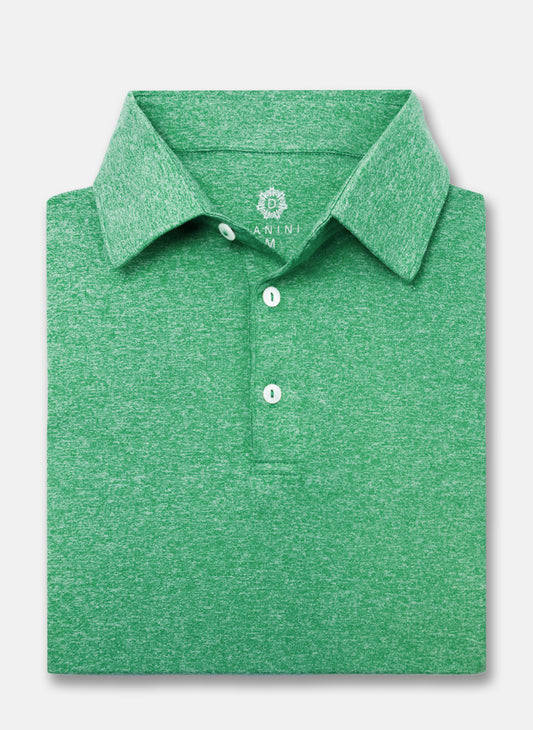 Evergreen Heather Golf Performance Polo