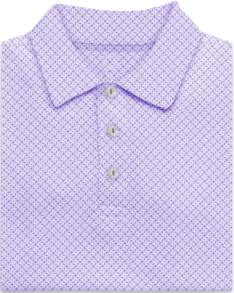chainlink pastel performance golf polo