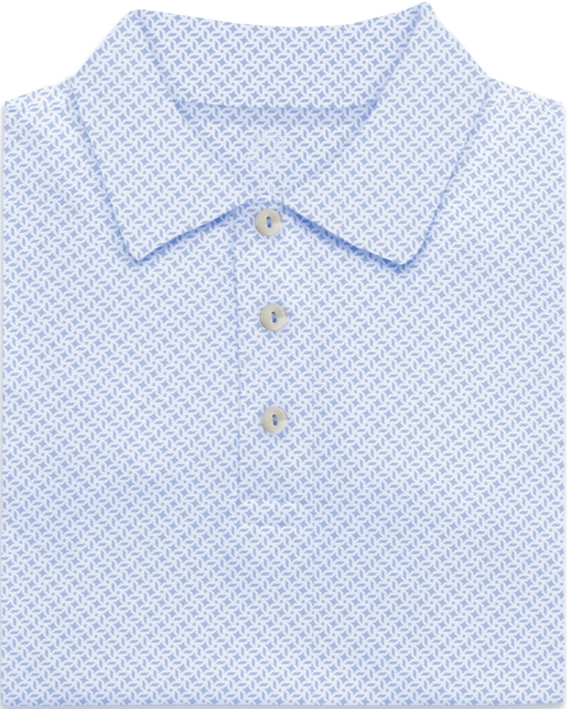 chainlink pastel performance golf polo