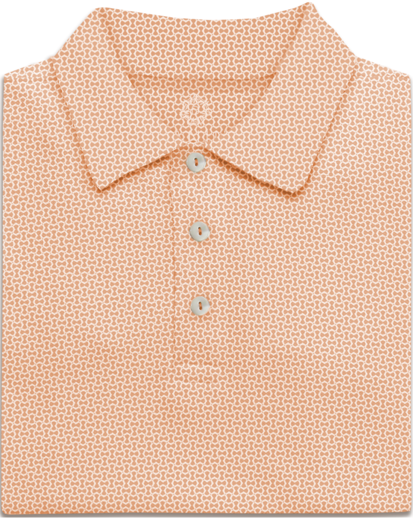 honeycomb pastel performance golf polo