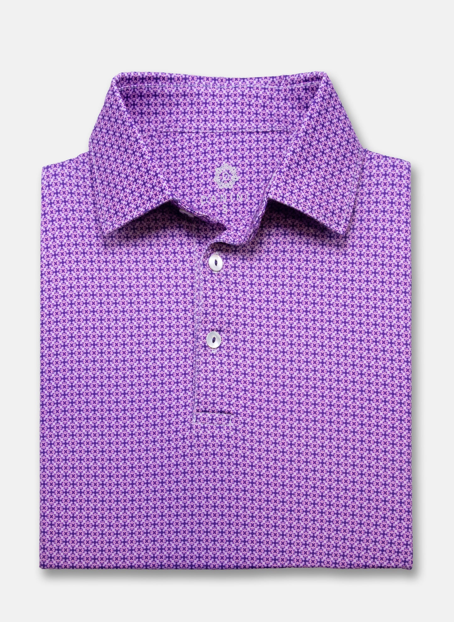 plum performance golf polo