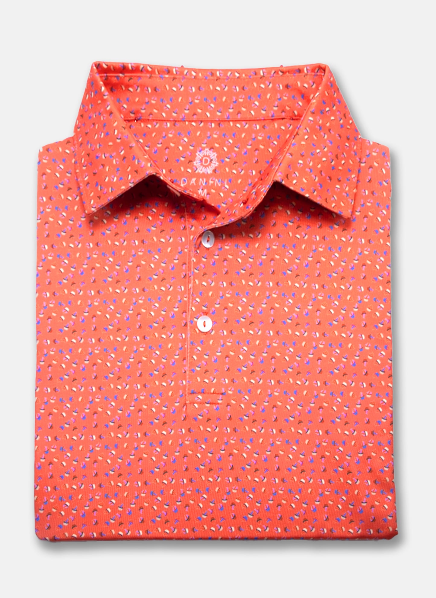 apricot performance golf polo