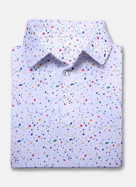 Confetti Performance Golf Polo