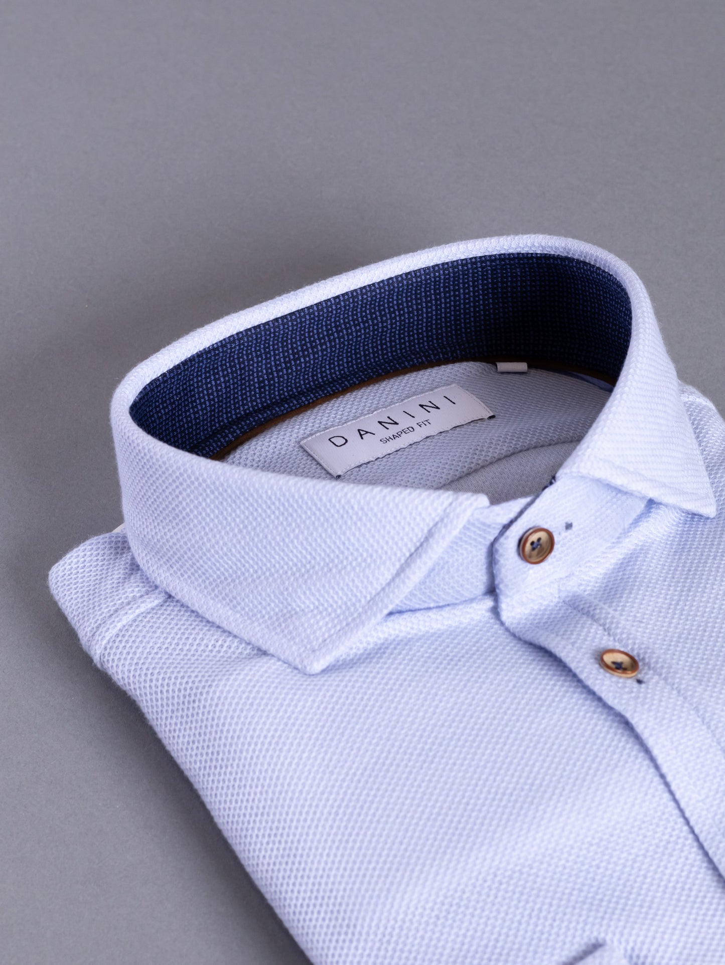 long sleeve button-up knit shirt