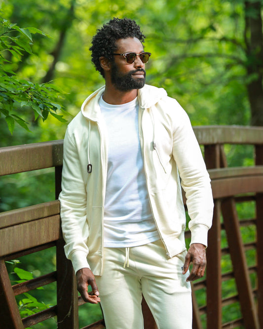 Lightweight Cotton Full Zipper Hoodie