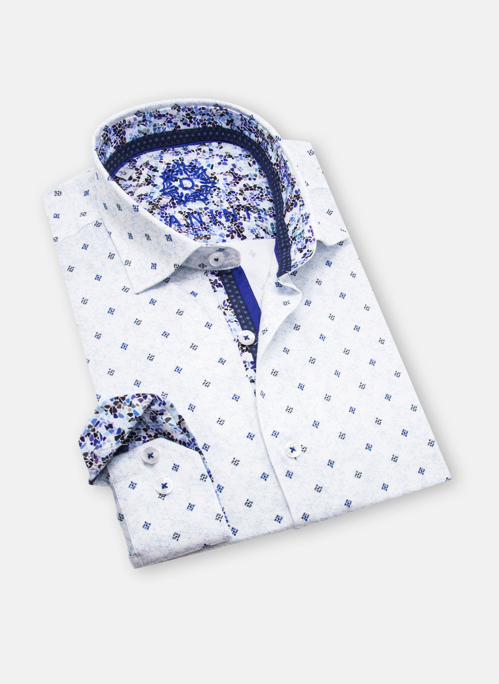 santorini danini signature woven shirt