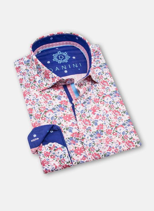 Blush Ember DANINI Signature Woven Shirt