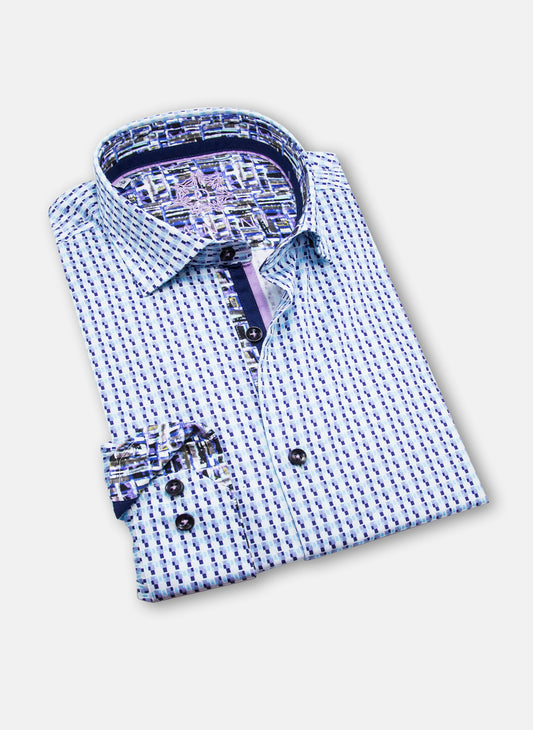 Blue Mirage DANINI Signature Woven Shirt