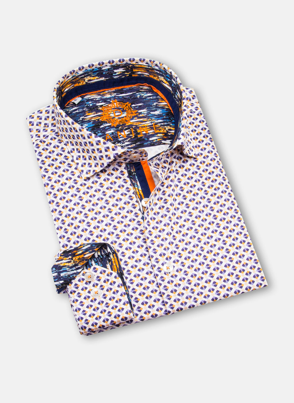 amber aura danini signature woven shirt