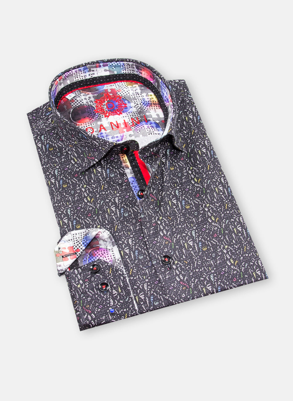 midnight carnival signature woven shirt
