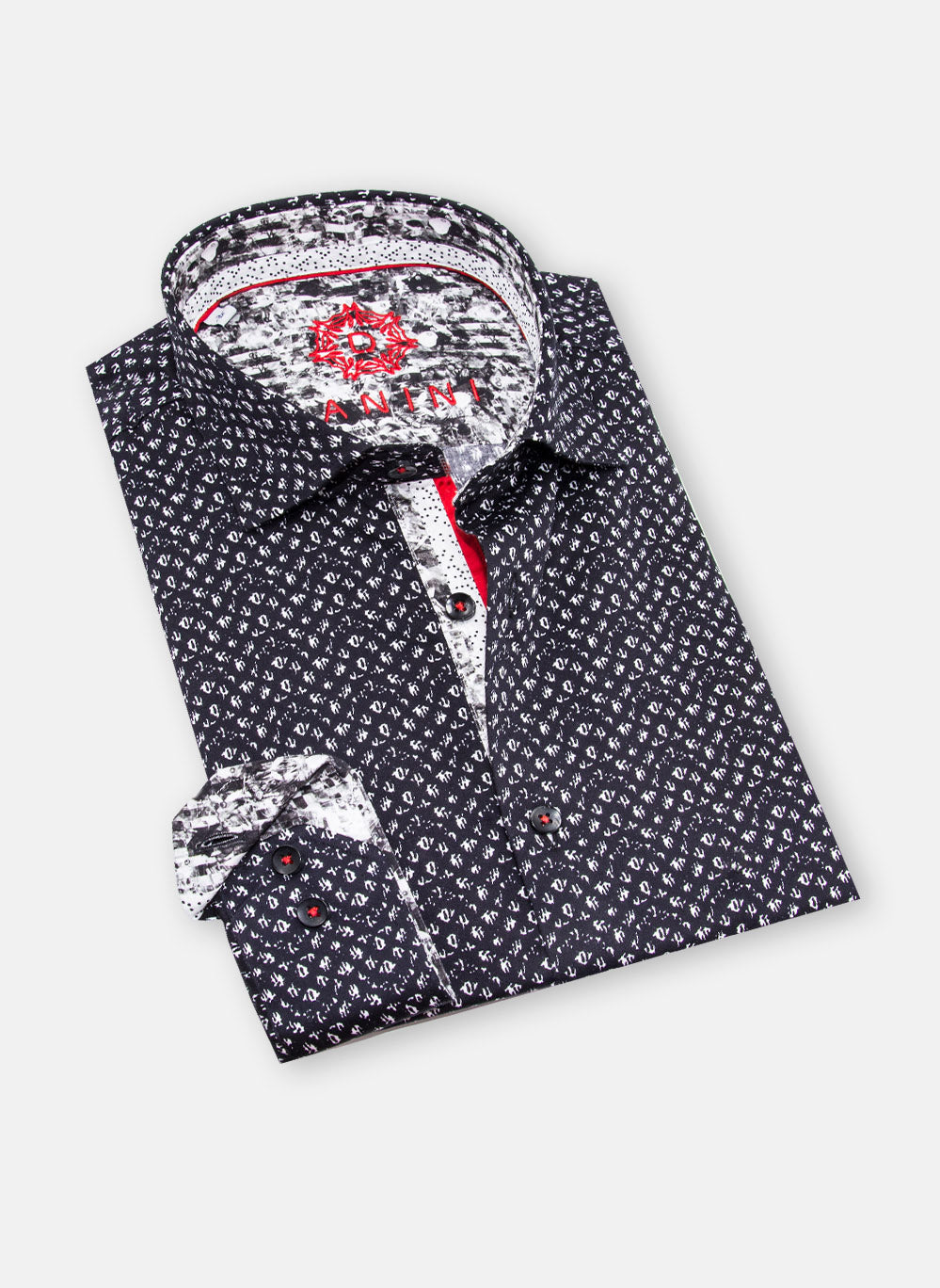 black prism signature woven shirt