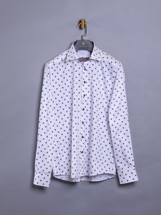 Frame Grid Sports Shirt