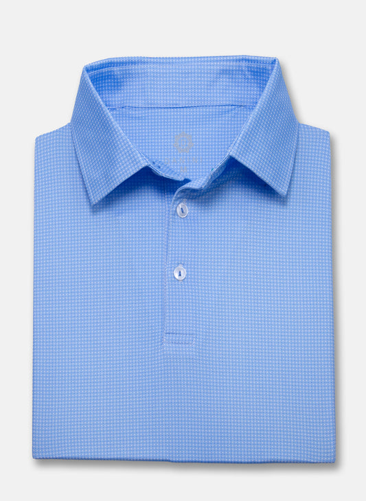 Robin's Egg Performance Golf Polo