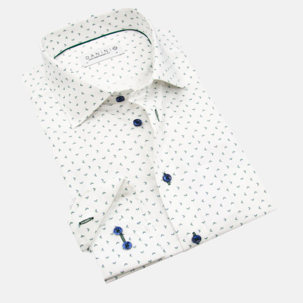 Misdirection Patterned Dress Shirt