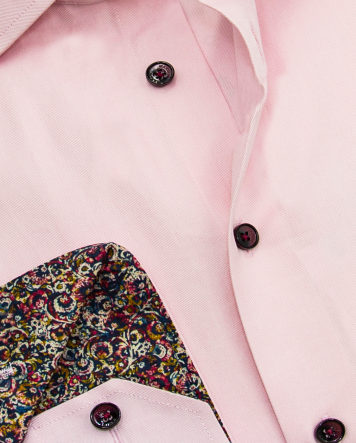 Pink Dress Shirt with Woodland Whisper | Dress Shirt Danini