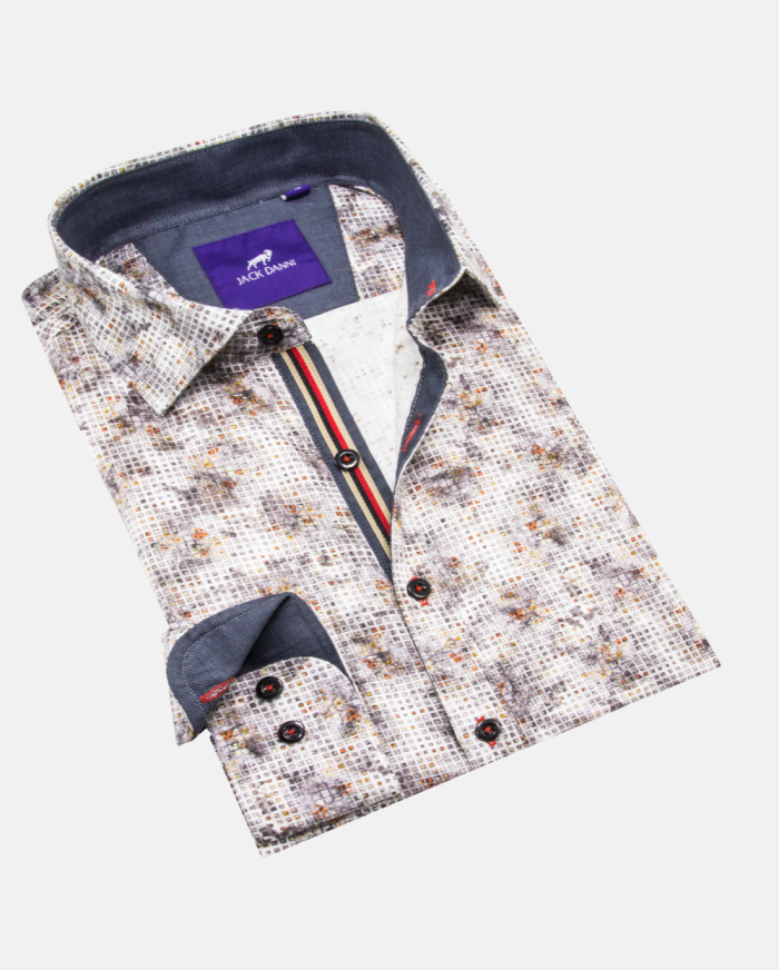 FloraGrid Sport Shirt